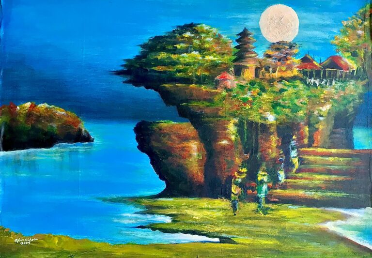 Modern eco-friendly Balinese art